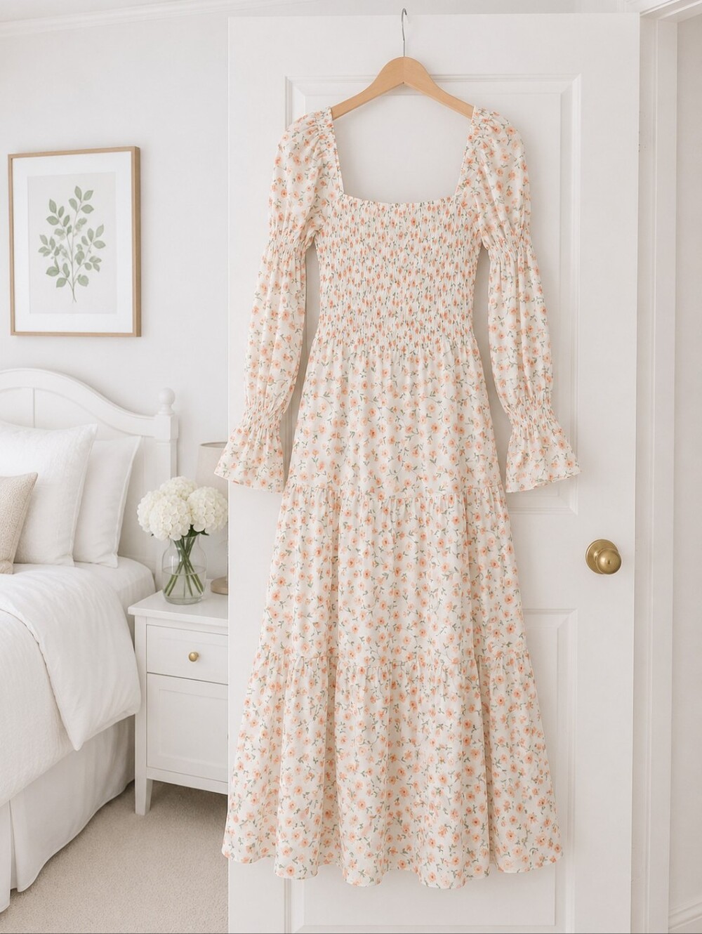 Lucy Paris Floral Maxi Dress | NWT | Size Medium | 100% Cotton | Cottagecore